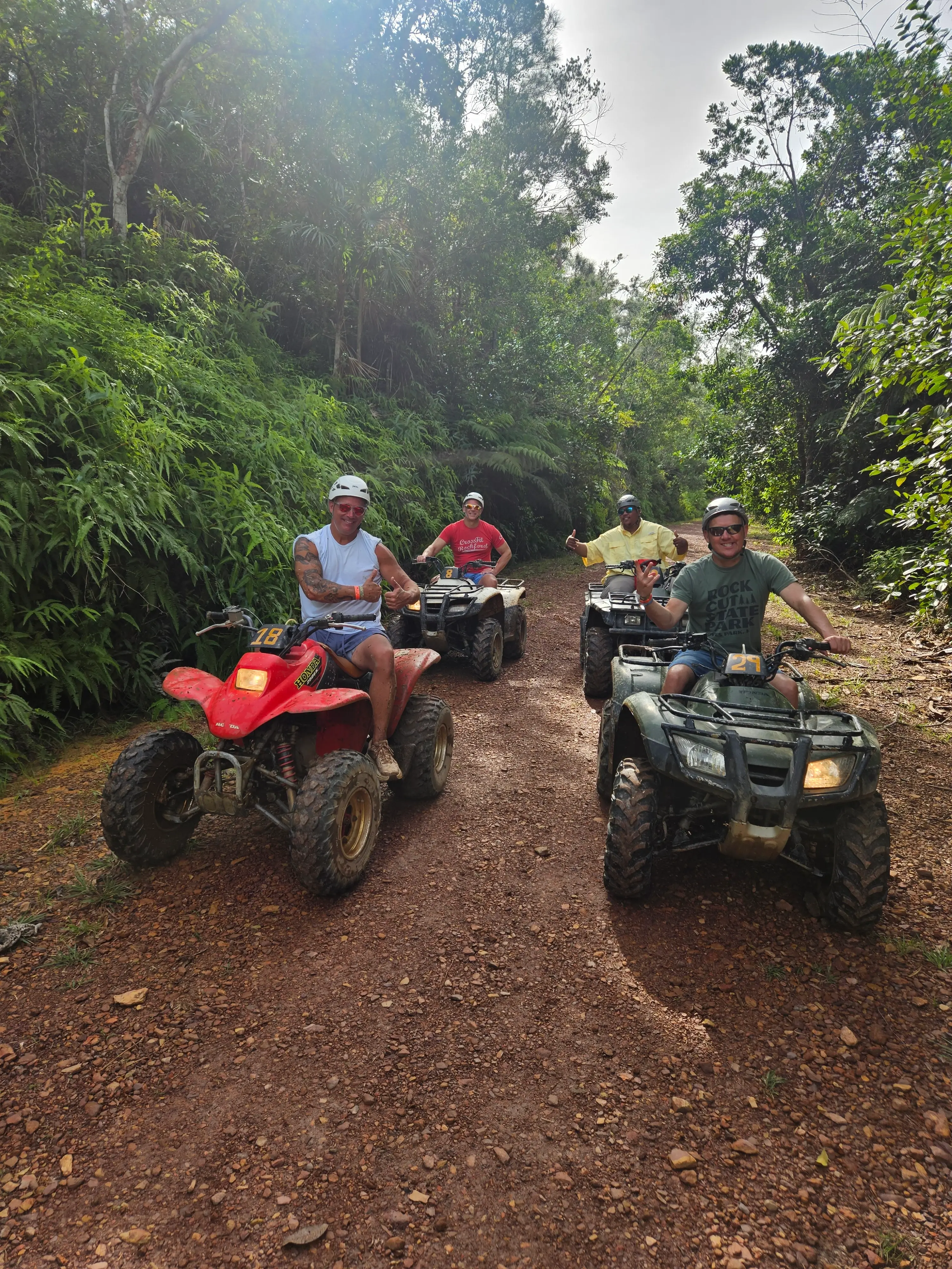 ATV jungle ride in Southern Belize